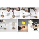 Lampe de chevet dorée tactile