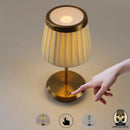 Lampe de chevet dorée tactile