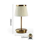 Lampe de chevet dorée tactile