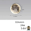 Lampe de chevet en forme lune