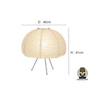 Lampe de chevet en papier japonais