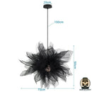 Lampe de chevet en plume