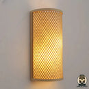 Lampe de chevet en rotin
