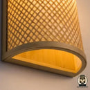 Lampe de chevet en rotin