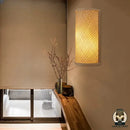 Lampe de chevet en rotin