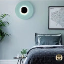 Lampe de chevet en verre coloré