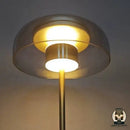 Lampe de chevet en verre transparent