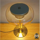 Lampe de chevet en verre transparent