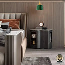 Lampe de chevet en verre vintage