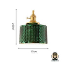 Lampe de chevet en verre vintage