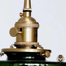 Lampe de chevet en verre vintage