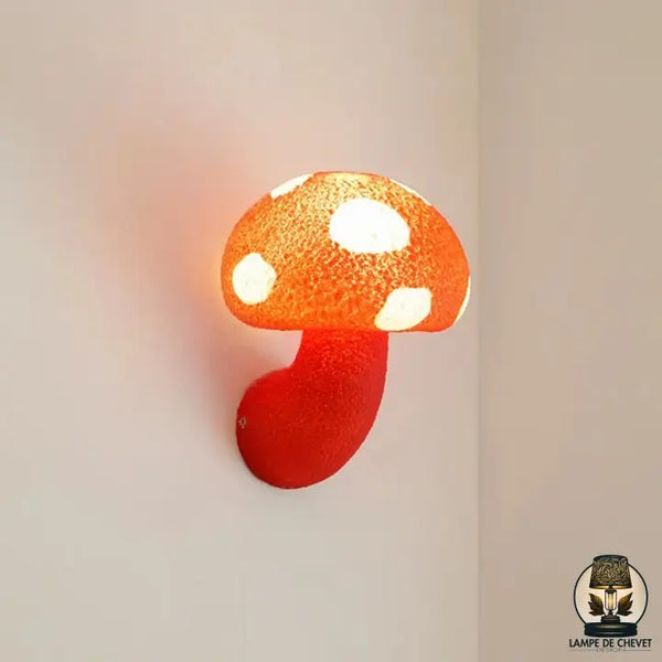 Lampe de chevet enfant champignon