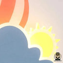 Lampe de chevet enfant montgolfiere