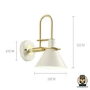 Lampe de chevet fer scandinave