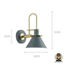 Lampe de chevet fer scandinave