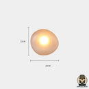 Lampe de chevet galet