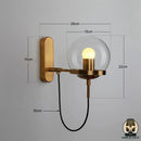 Lampe de chevet globe