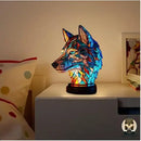 Lampe de chevet loup