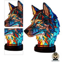 Lampe de chevet loup