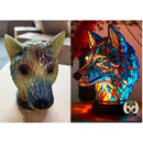 Lampe de chevet loup