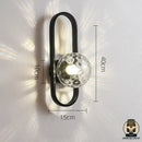 Lampe de chevet metal noir