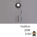 Lampe de chevet murale avec liseuse