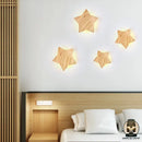 Lampe de chevet murale bois