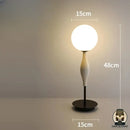 Lampe de chevet noir et blanc