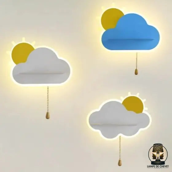 Lampe de chevet nuage