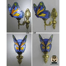 lampe de chevet papillon vitrail