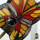 lampe de chevet papillon vitrail