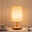 Lampe de chevet pied bois