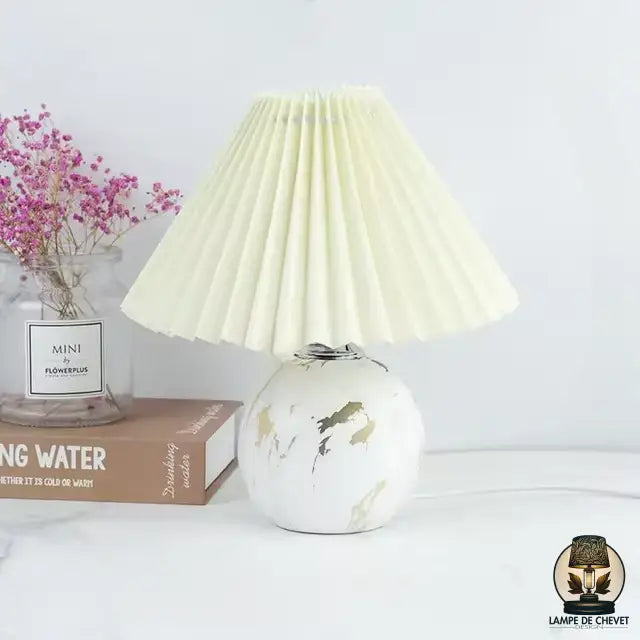 Lampe de chevet pied boule