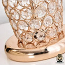Lampe de chevet pied cristal