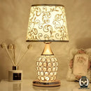 Lampe de chevet pied cristal