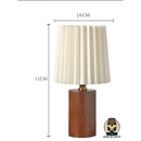 Lampe de chevet pied en bois