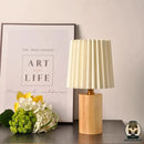 Lampe de chevet pied en bois