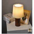 Lampe de chevet pied en bois