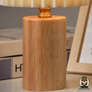 Lampe de chevet pied en bois