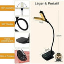 Lampe de chevet pince led