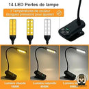 Lampe de chevet pince led