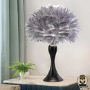 Lampe de chevet plume