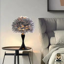 Lampe de chevet plume