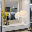 Lampe de chevet plume