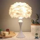 Lampe de chevet plume