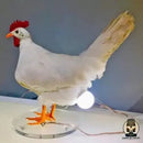 Lampe de chevet poule