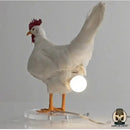 Lampe de chevet poule