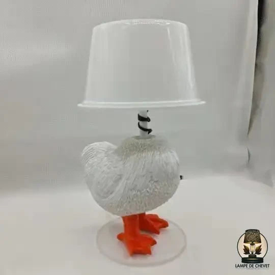 Lampe de chevet poule