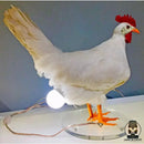 Lampe de chevet poule