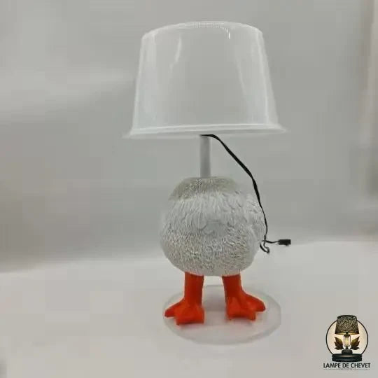 Lampe de chevet poule